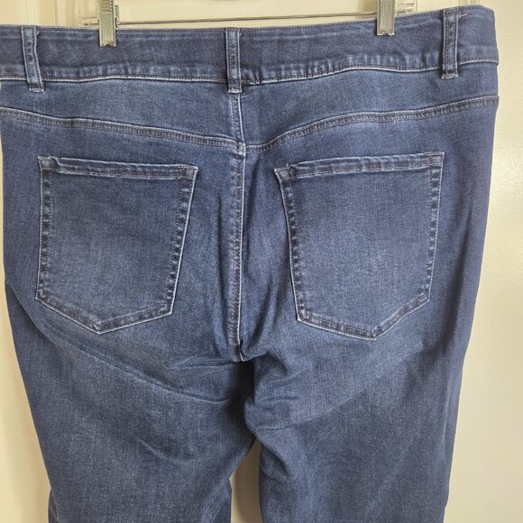 Lane Bryant Dark Wash Straight Leg Jeans - Picture 7 of 11